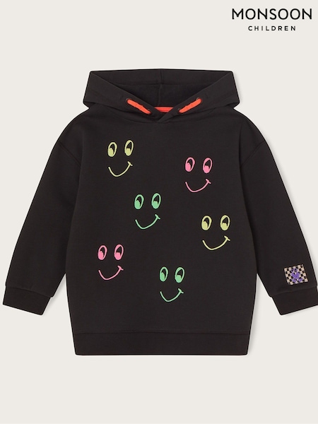 Monsoon Black Glow In The Dark Happy Hoodie (344506) | €21.50 - €24