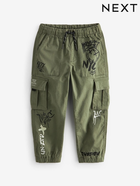 Хаки в стиле граффити - Cargo Trousers (3-16yrs) (344617) | €32 - €39