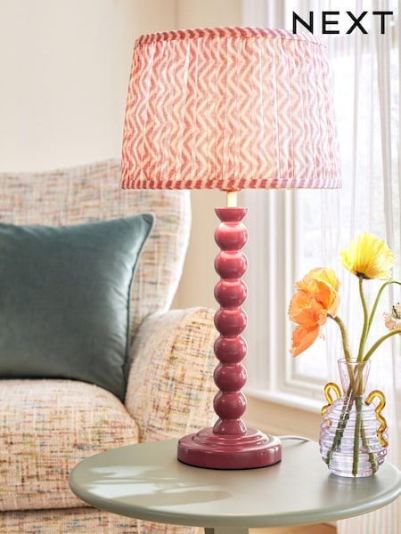 Pink Bobbin Table Lamp (345451) | €66