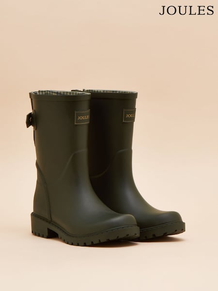Joules Wistow Green Adjustable Mid Calf Wellies (345672) | €85