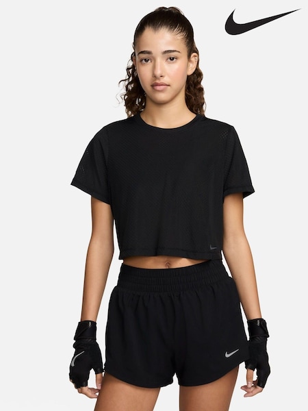 Nike Black One Classic Breathable Dri-FIT Short-Sleeve Top (345765) | €21.50