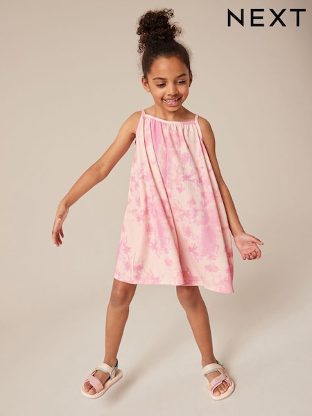 rožnata kravata Tie Dye - Crinkle Texture Playsuit (3-16yrs) (345811) | € 9 - € 14