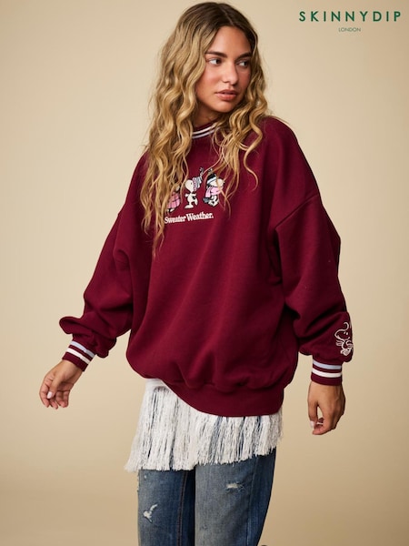 Red - Skinnydip Peanuts X Skinnydip Sweater Weather Sweatshirt