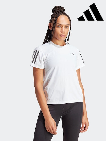 adidas White Own The Run T-Shirt (346255) | R$ 275 - R$ 295