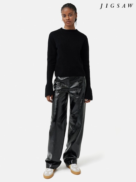 Jigsaw Black Cloud Cashmere Eldon Jumper (346359) | €111