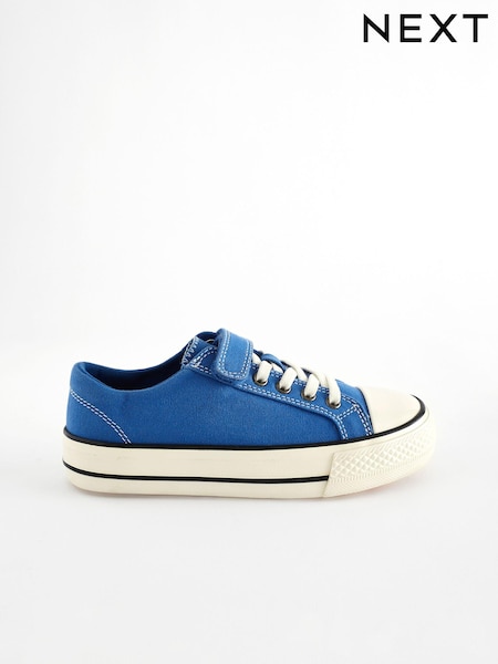 Blue One Strap Elastic Lace Trainers (347151) | €11.50 - €13.50