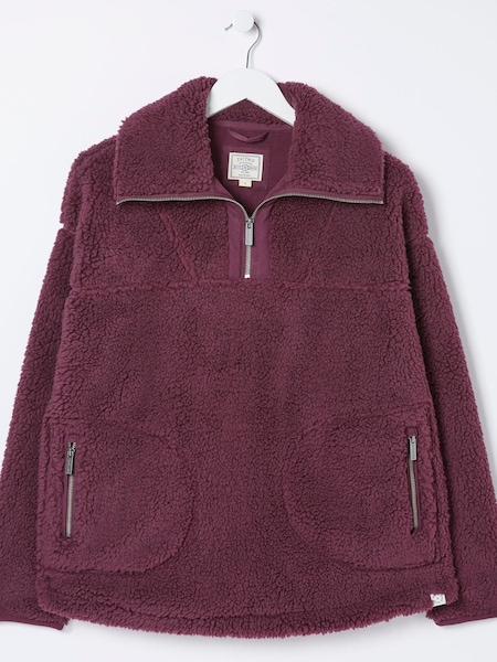 FatFace Purple Parker Colour Block Fleece Cardigan (347200) | €41.50