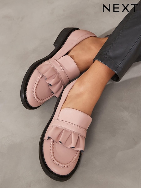 Pink Forever Comfort Ruffle Loafers (347564) | €28