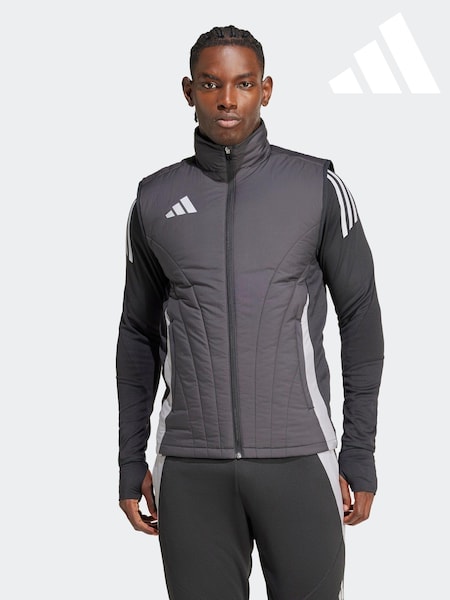 adidas Grey Tiro 24 Football Winterized Vest Gilet (347626) | €33