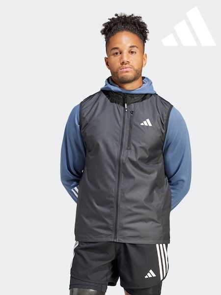 adidas Black Own the Run Gilet (347844) | €33
