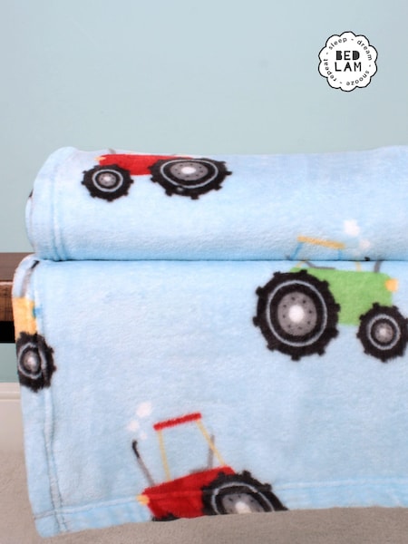 Bedlam Blue Farmyard Friends Throw (347902) | €23