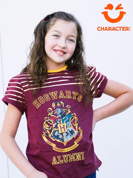 Character Brown Harry Potter Printed Dipped Back Hem T-Shirt (348386) | €4