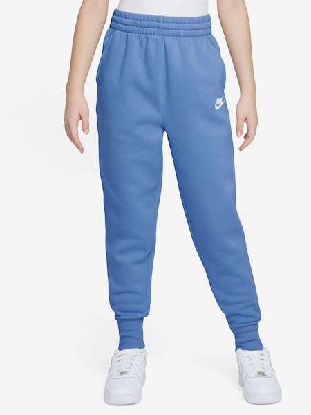 Nike Blue Club Fleece HighWaisted Fitted Joggers (348655) | €17.50