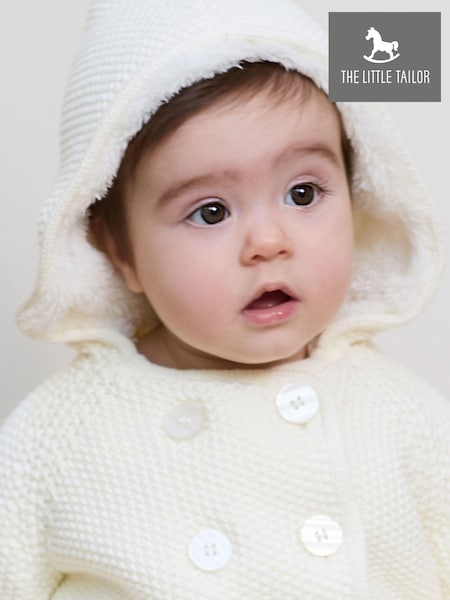 Crema - The Little Tailor Baby 100% Cotton Plush Lined Pixie Pram Coat (348780) | 55 €