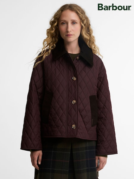 Purple - Barbour® Moira Quilted Jacket