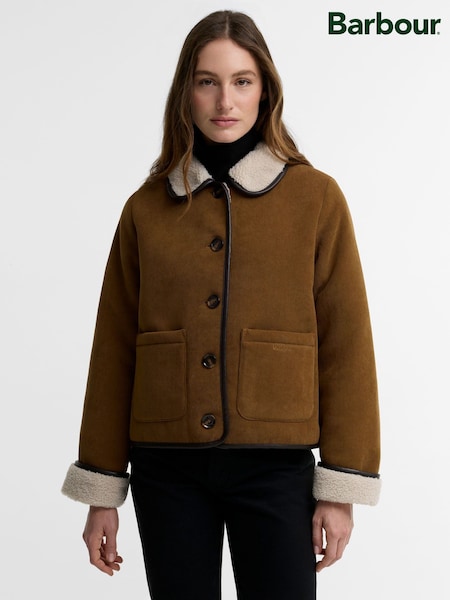 لون طبيعي - سترة Penny Fleece Casual من ‪Barbour®‬