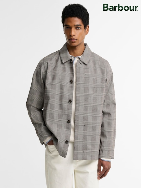 Natural - Regular Barbour® Modern Short Lorden Showerproof Mac Jacket