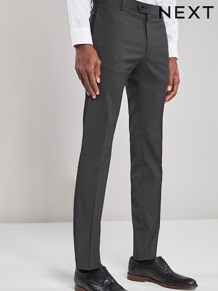 Charcoal Super Skinny Stretch Smart Trousers (349466) | €5
