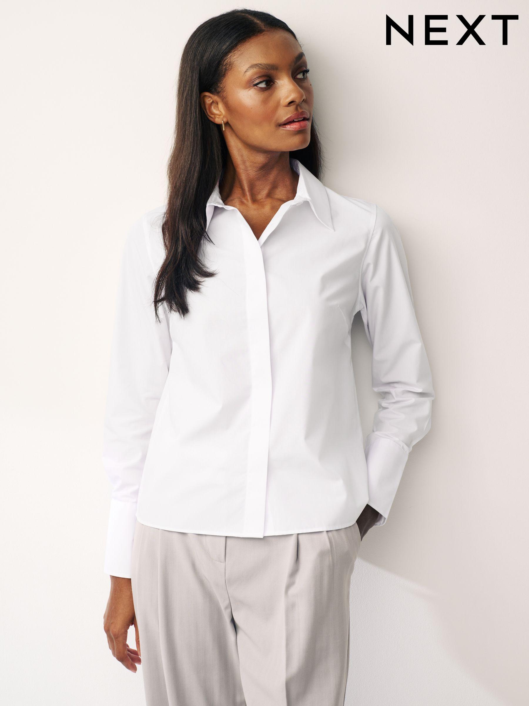 White Shirts for Women White Casual Workwear Shirts Next UAE