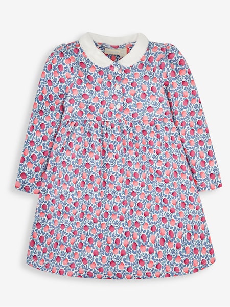 JoJo Maman Bébé Pink Apple Peter Pan Dress (350953) | $38