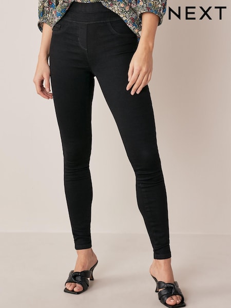 Noir - Leggings doux super stretch effet sculptant à enfiler (351524) | € 3