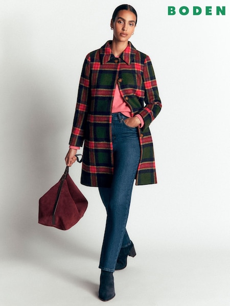 Green - Boden Aylesford Wool Coat