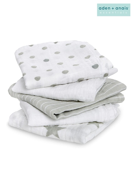 aden + anais Essentials Cotton Muslin Squares 5 Pack (351561) | €13
