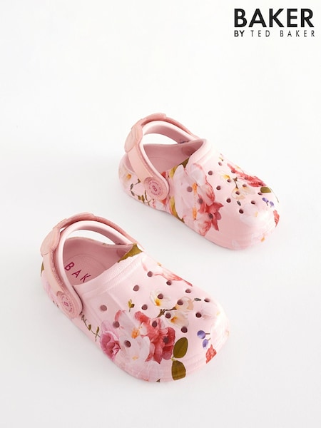 Baker by Ted Baker Girls Clogs with Ankle Strap and Bow (351697) | AED156
