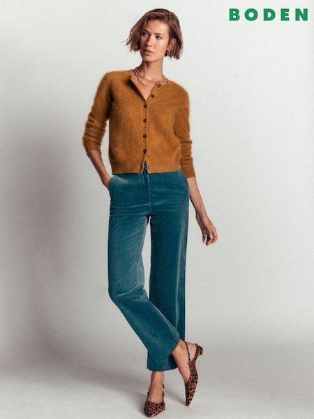 Blue - Boden Canonbury Cord 7/8 Trousers