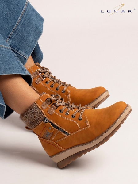 Yellow - Lunar Davina Waterproof Boots