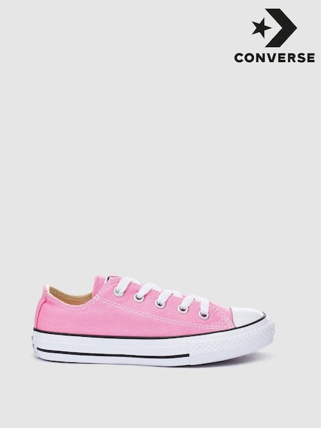 Converse Pink Chuck Taylor All Star Ox Junior Trainers (352929) | AED215