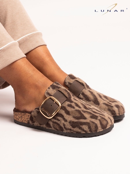 Animal - Lunar Oakley Ocelot Mule Slippers