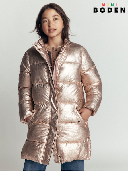 Gold - Boden Longline Padded Coat
