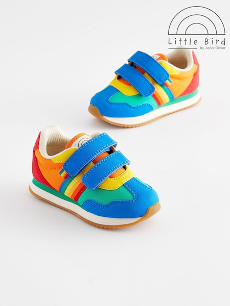 Little Bird by Jools Oliver Colourful Rainbow Retro Runner Trainers (354135) | 116 LEI - 133 LEI