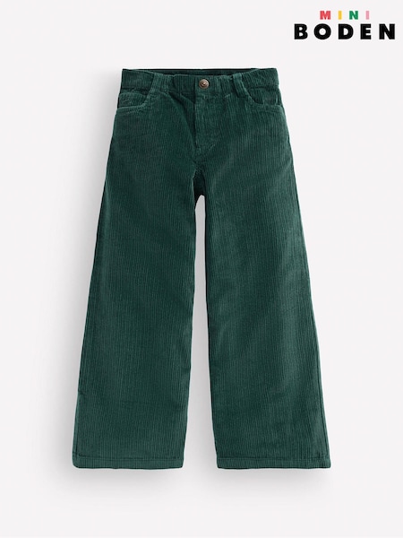 Green - Boden Wide Leg Jeans