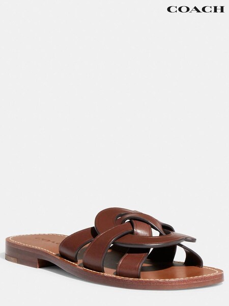 COACH Issa Leather Sandals (354425) | €149