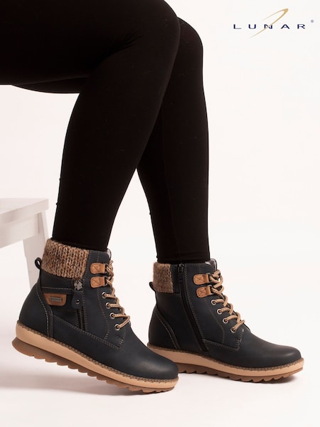 Blue - Lunar Davina Waterproof Boots