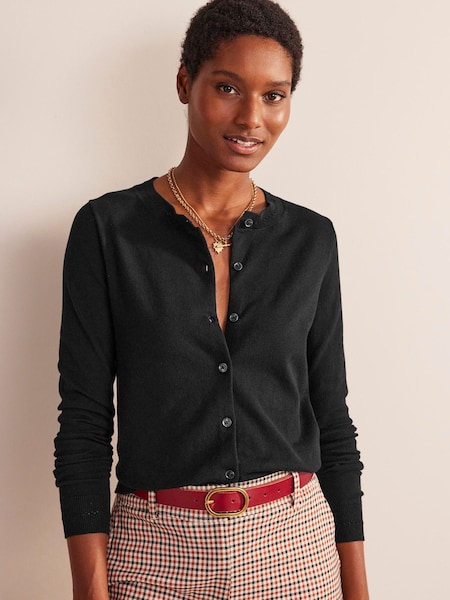 črna - Boden Catriona Cotton Cardigan (354681) | € 67