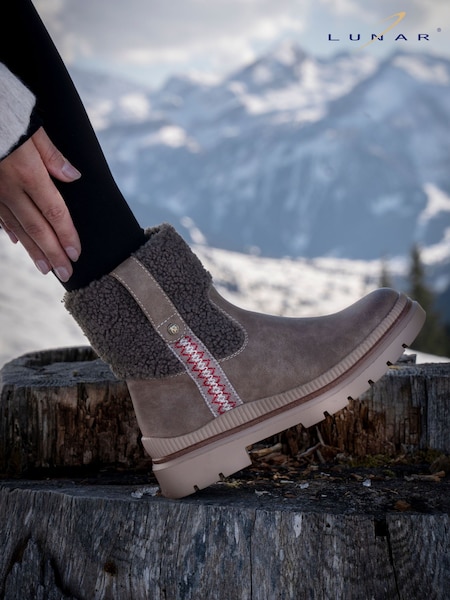 Brown - Lunar Dawn Ankle Boots