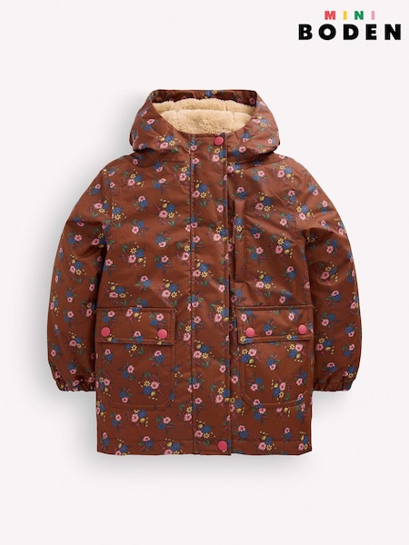 Brown - Boden 4-in-1 Waterproof Coat