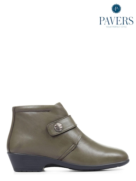 Pavers Wide Fit Leather Ladies Ankle Boots (355605) | € 23