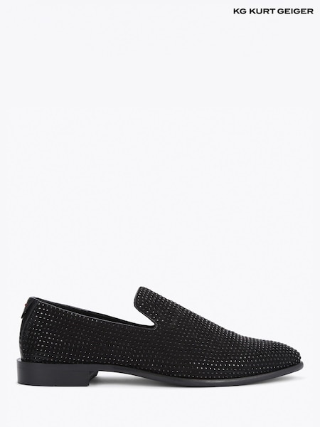 블랙 - Regular Kg Kurt Geiger Sting Embellished Slip-on Shoes