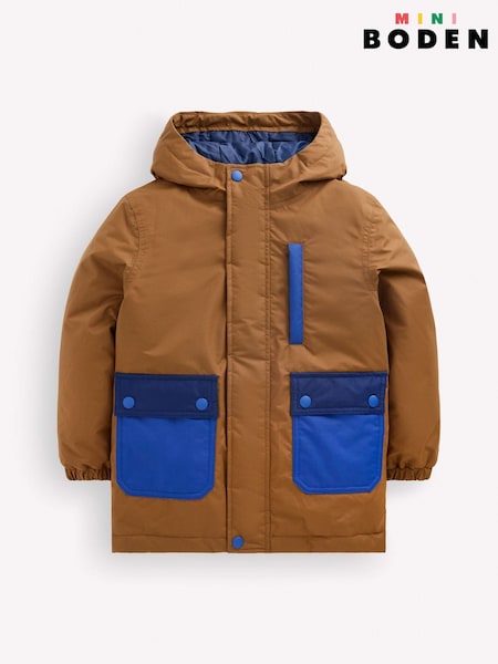 Brown - Boden 4-in-1 Waterproof Coat