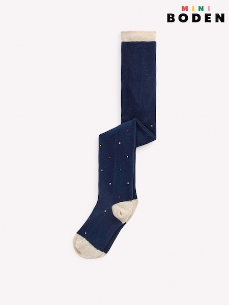 Blue - Boden Twinkle Tights