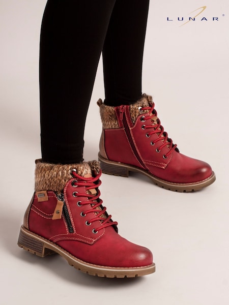 Red - Lunar Millie Waterproof Boots