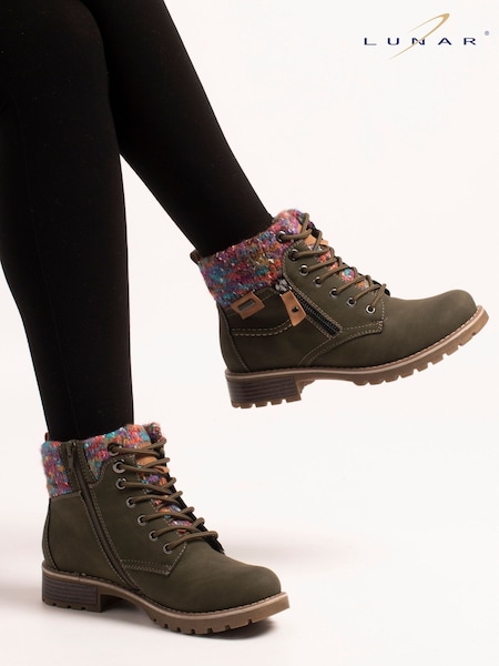 Green - Lunar Tabasco W/proof Ankle Boots