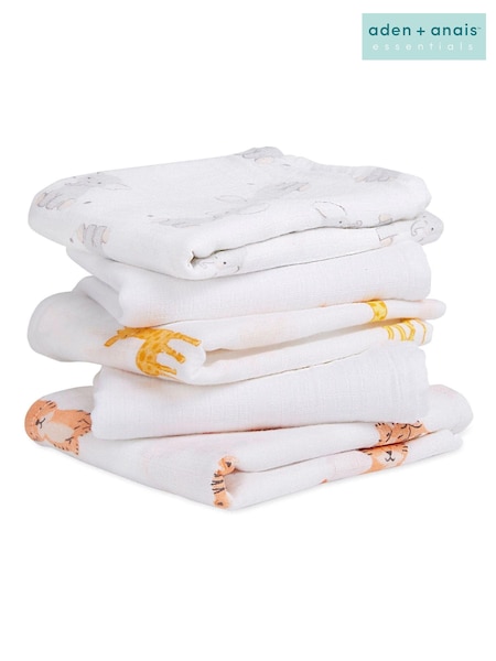 aden + anais Essentials Cotton Muslin Squares 5 Pack (358224) | €13