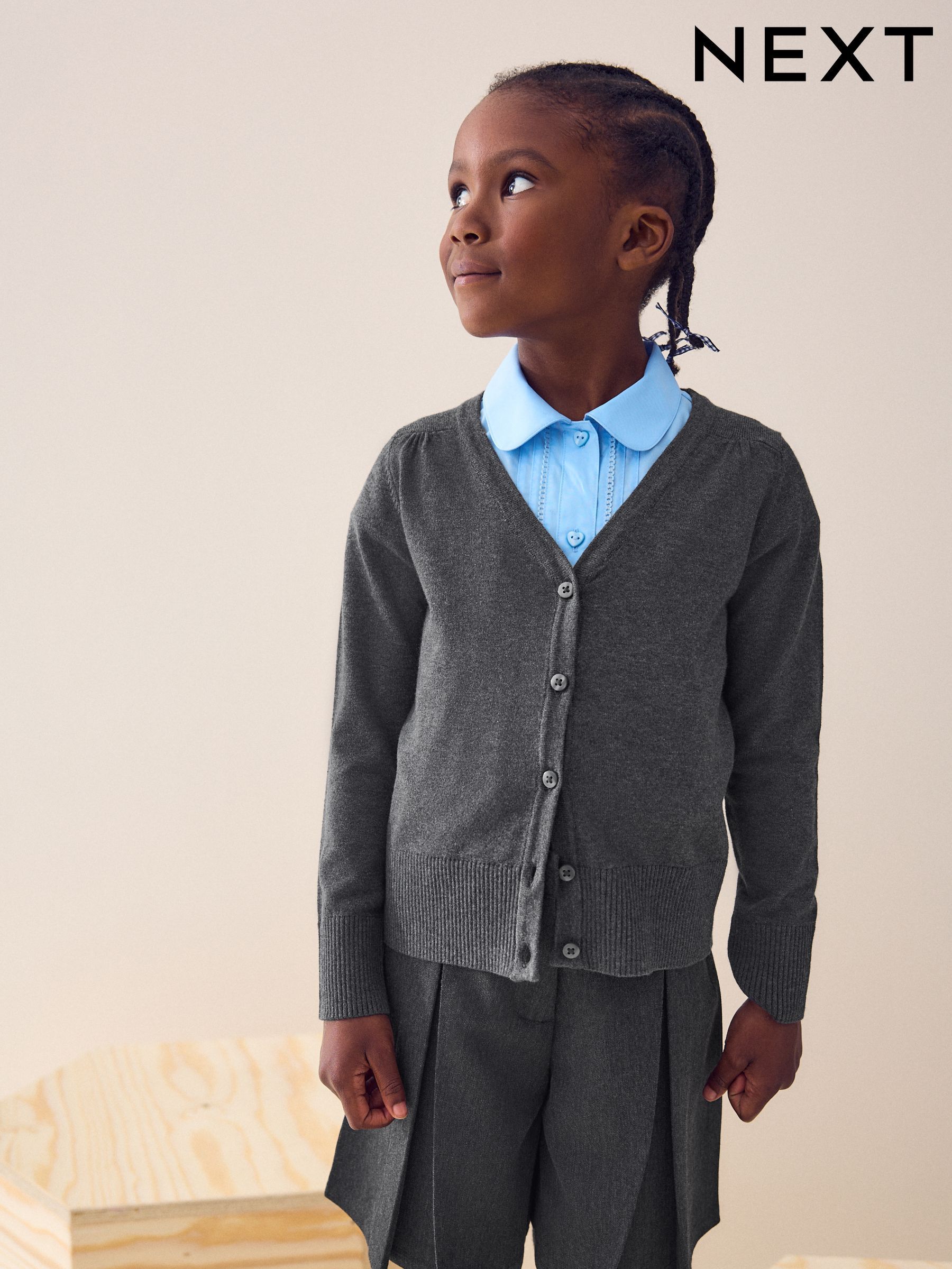 Longline school cardigan online