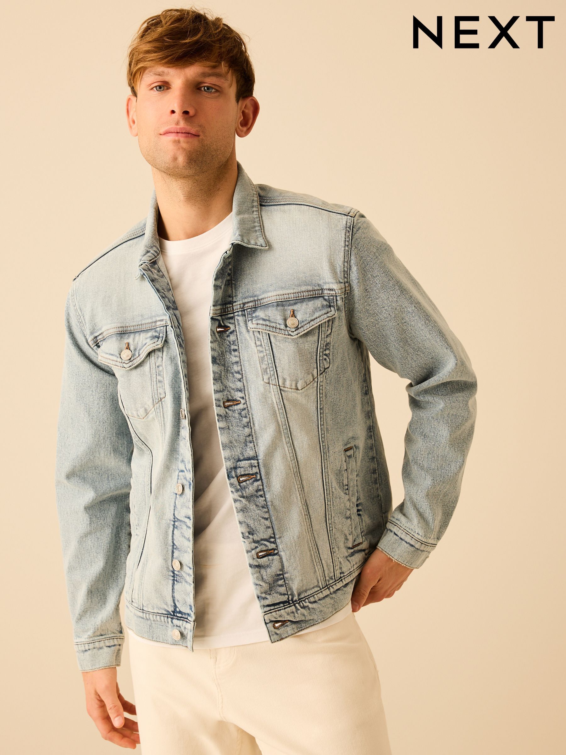Men s Denim Coatsandjackets Next Ireland