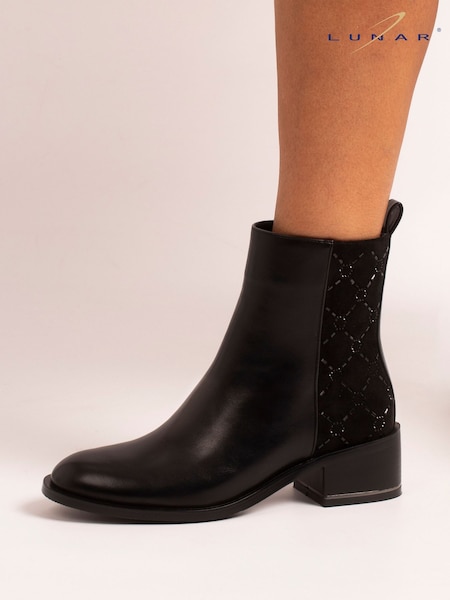 Black - Lunar Yvonne Ankle Boots
